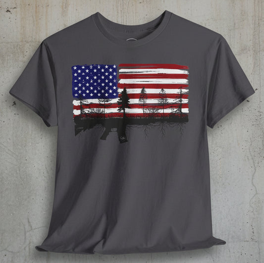 JA "ROOTED" Patriot-T shirt