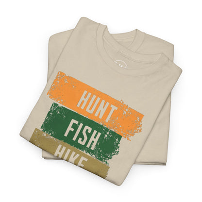 JA Hunt, Fish, Hike, Repeat T-Shirt