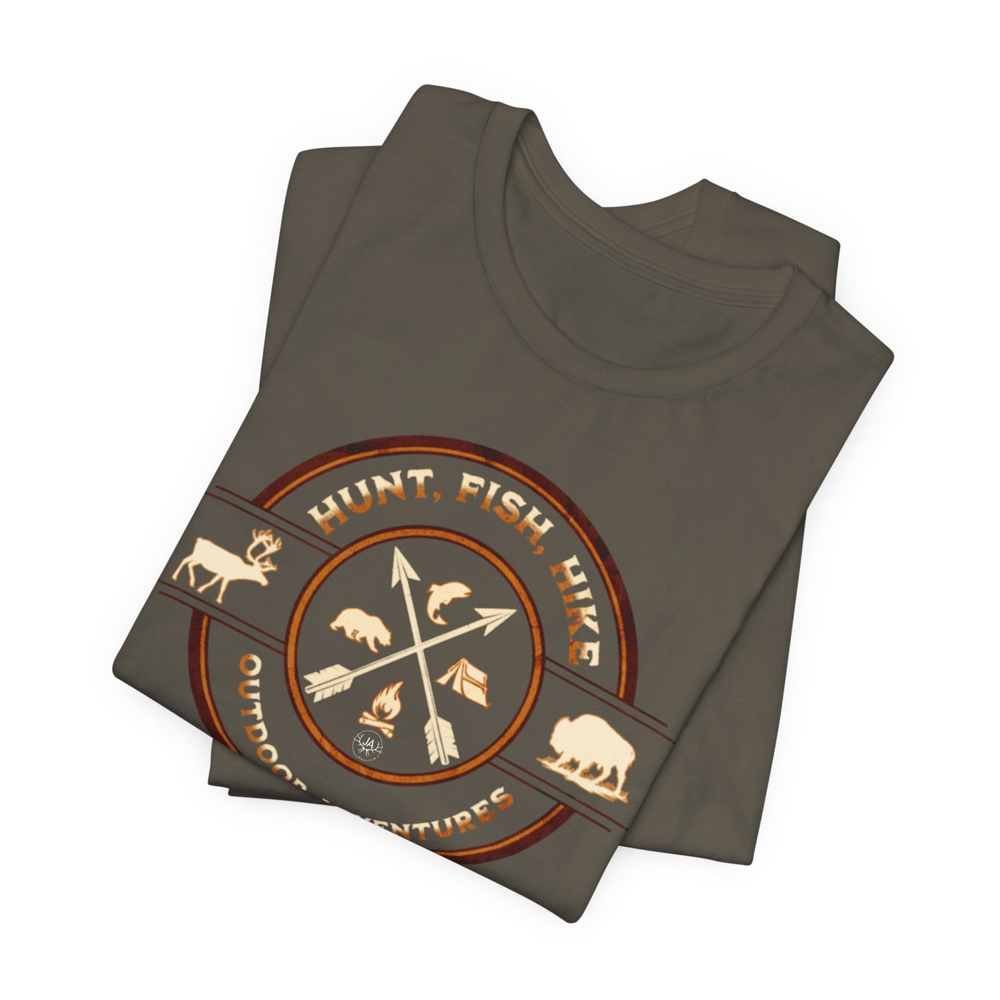 JA Hunt, Fish, Hike T-Shirt