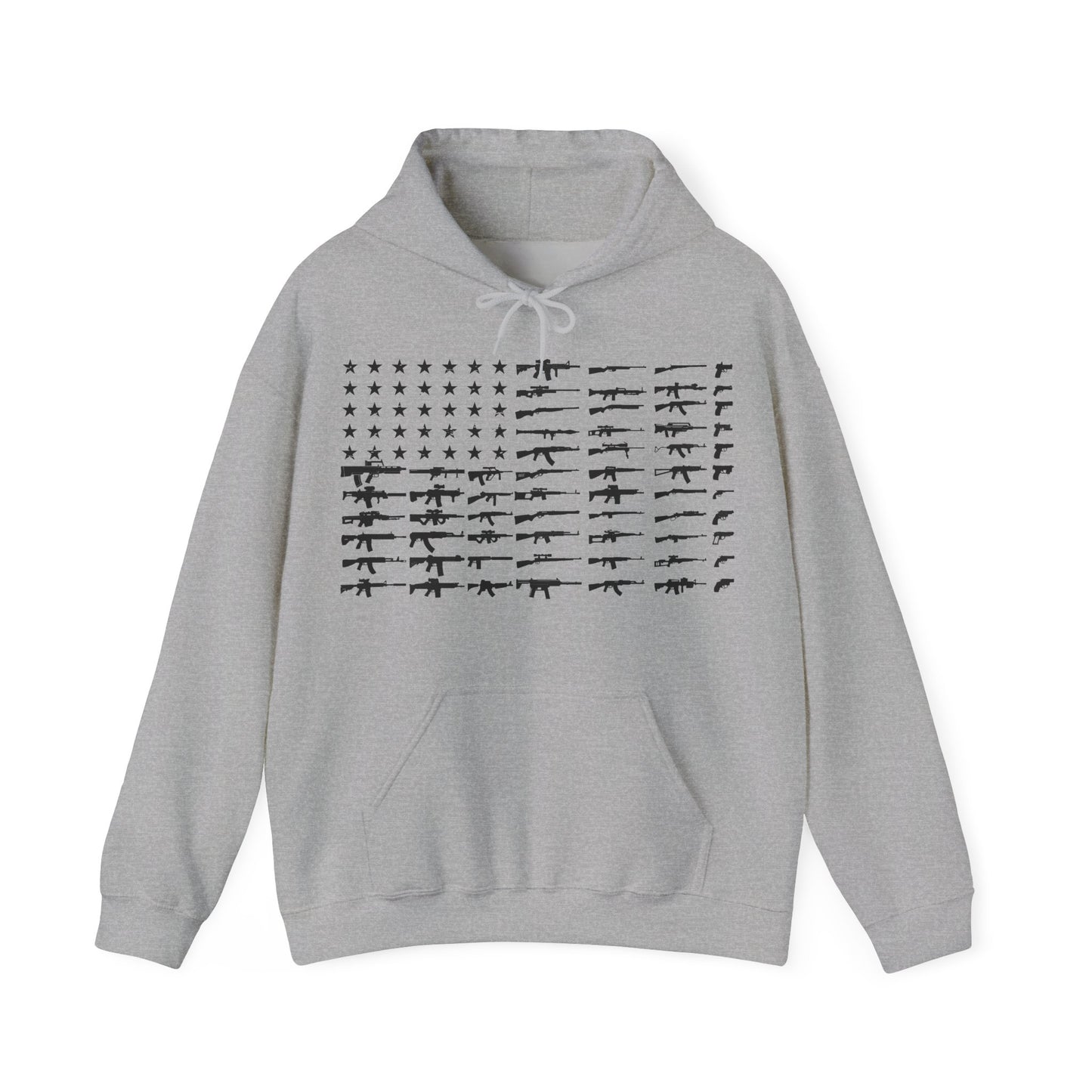 JA American flag guns Hoodie