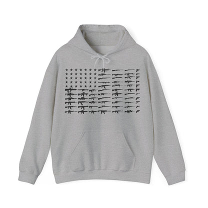 JA American flag guns Hoodie