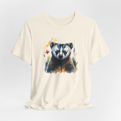 JA Watercolor Badger T-Shirt