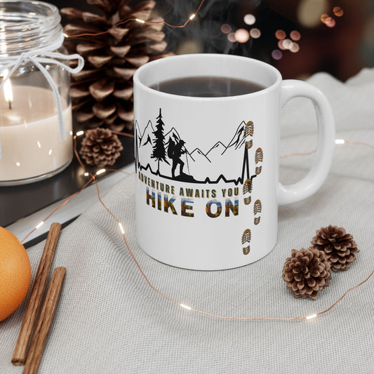 JA Adventure awaits you, HIKING ON - MUG