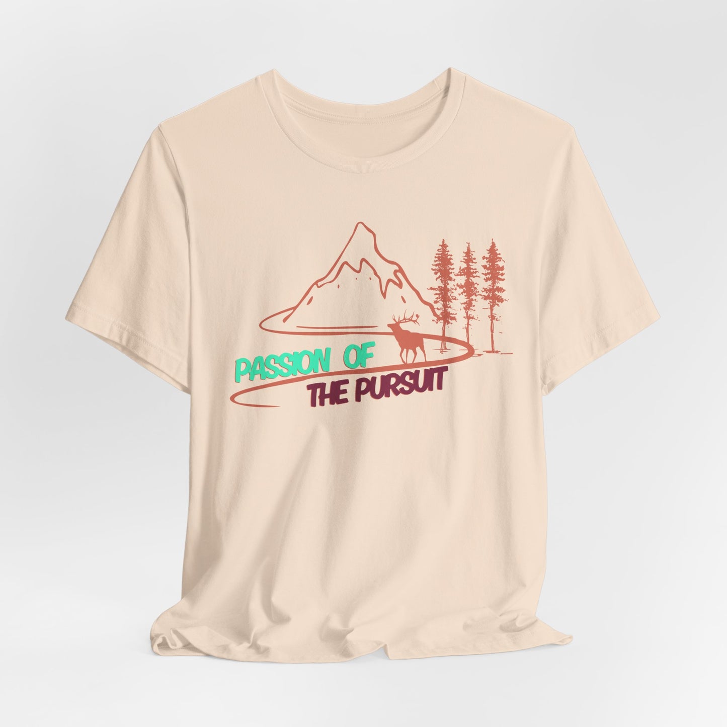 PASSSION OF THE PURSUIT ELK Unisex Jersey Short Sleeve Tee