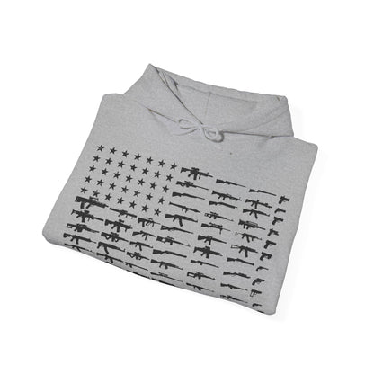 JA American flag guns Hoodie