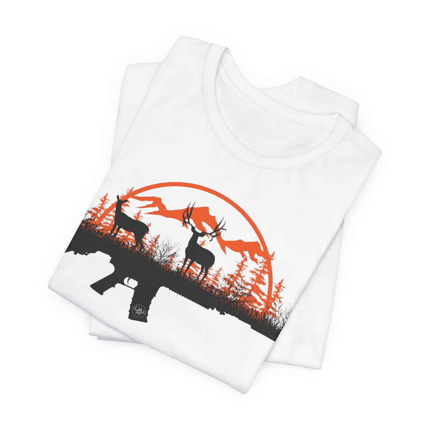JA Muley rifle Short Sleeve Tee
