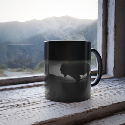 Color Morphing Lone Bull Mug