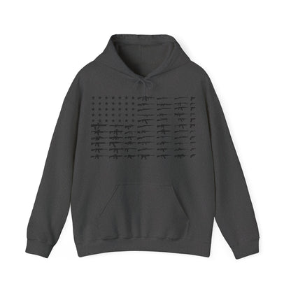 JA American flag guns Hoodie