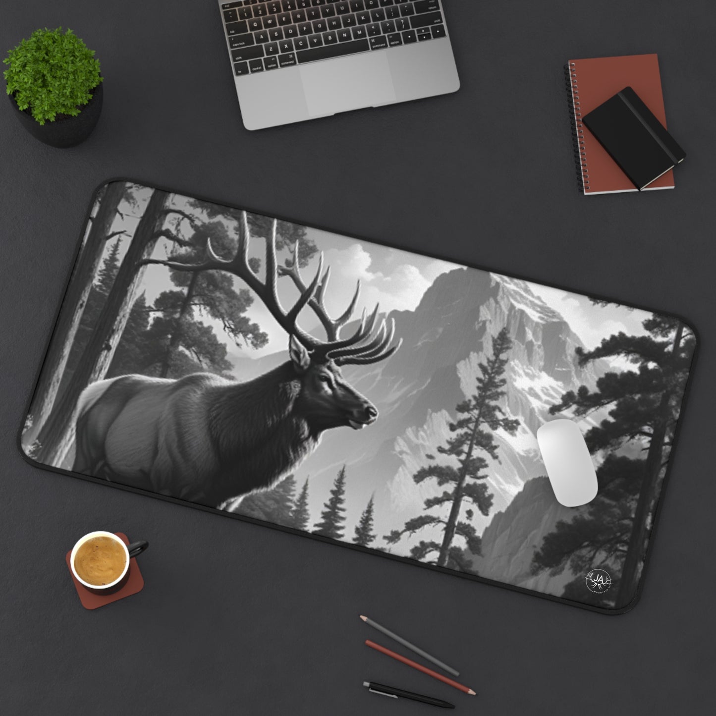 JA Lone Bull Desk Mat