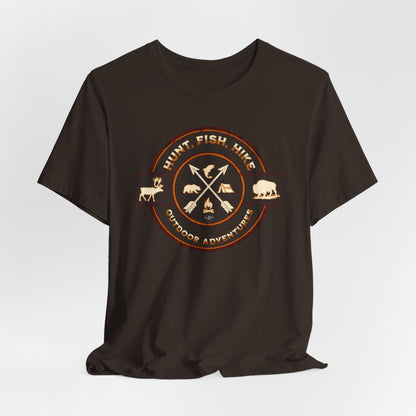 JA Hunt, Fish, Hike T-Shirt
