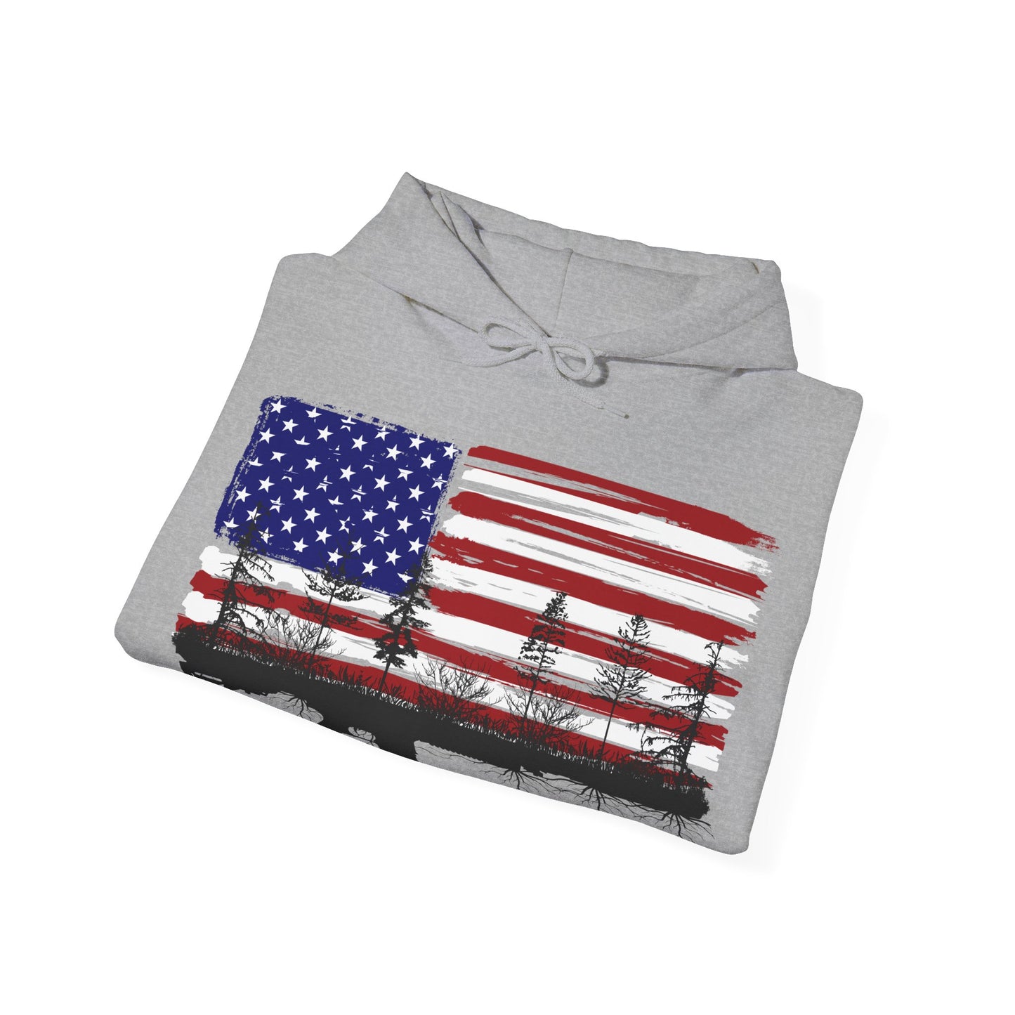JA Red, White and Blue Rooted AR Hoodie