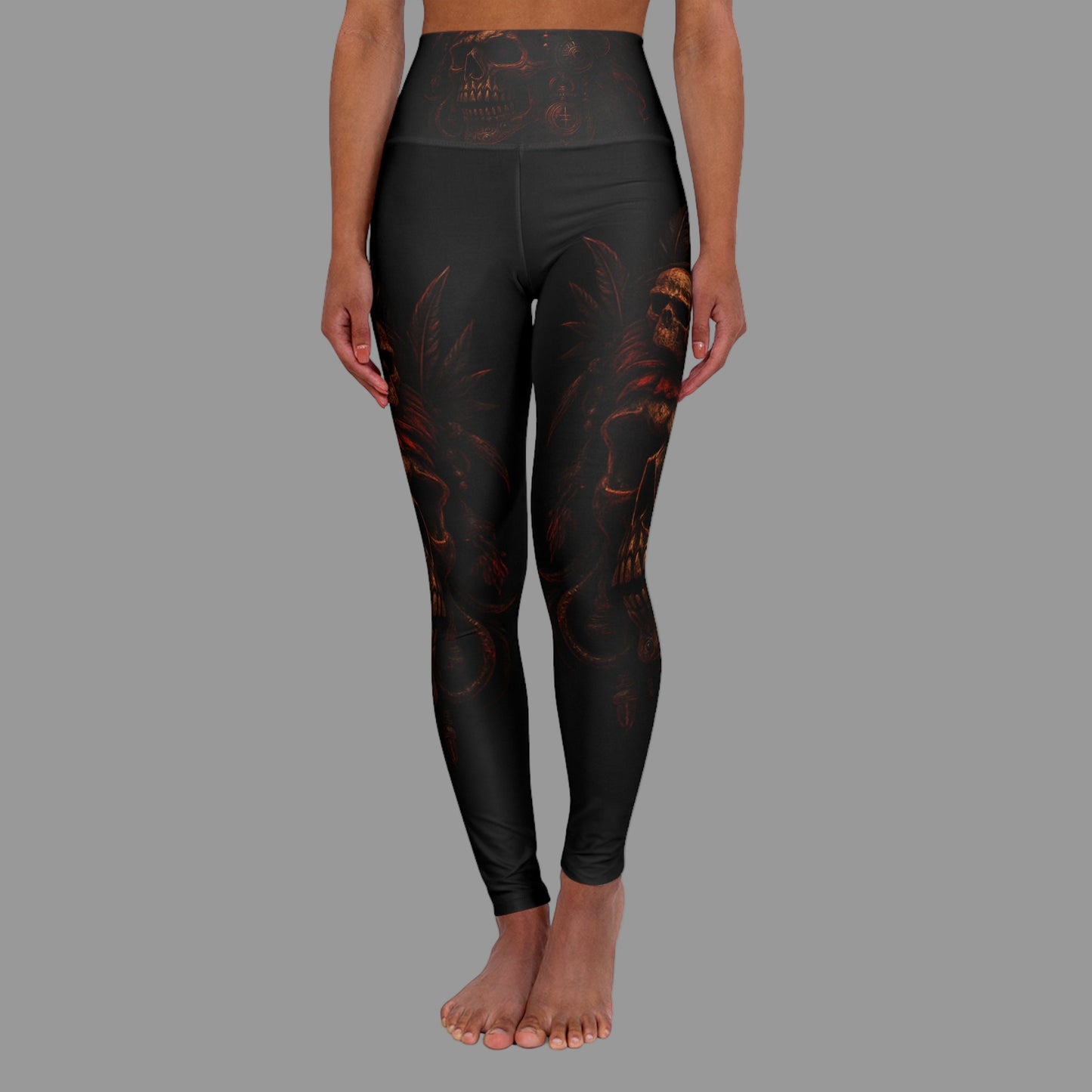 JA Skull Pirate High Waisted-Leggings
