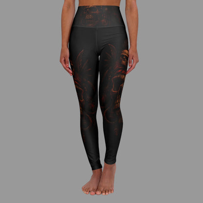 JA Skull Pirate High Waisted-Leggings