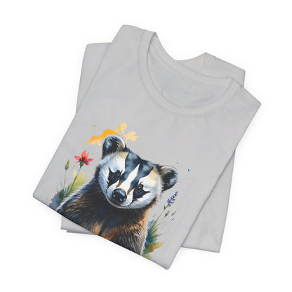 JA Watercolor Badger T-Shirt