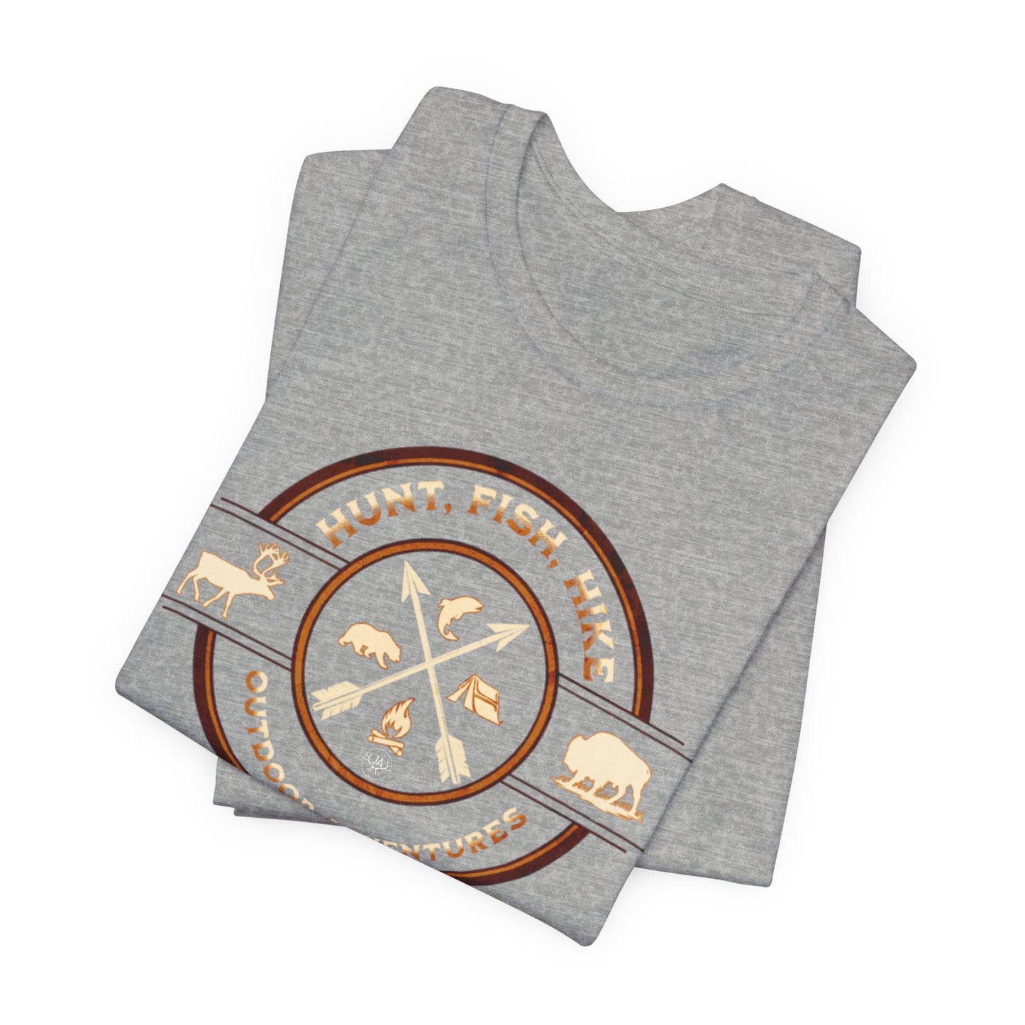 JA Hunt, Fish, Hike T-Shirt