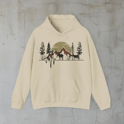 Muley Hunter Heartbeat Hoodie