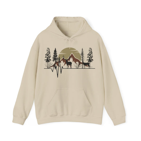 Muley Hunter Heartbeat Hoodie