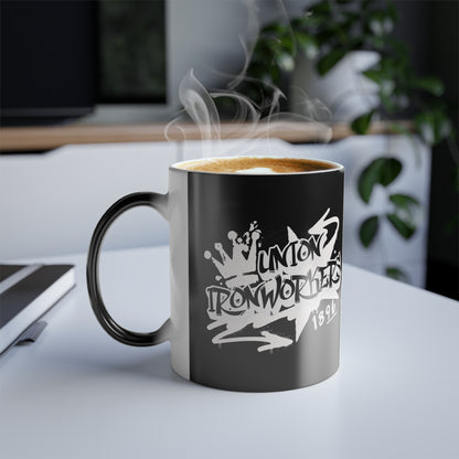 Color Morphing Union Ironworkers Mug