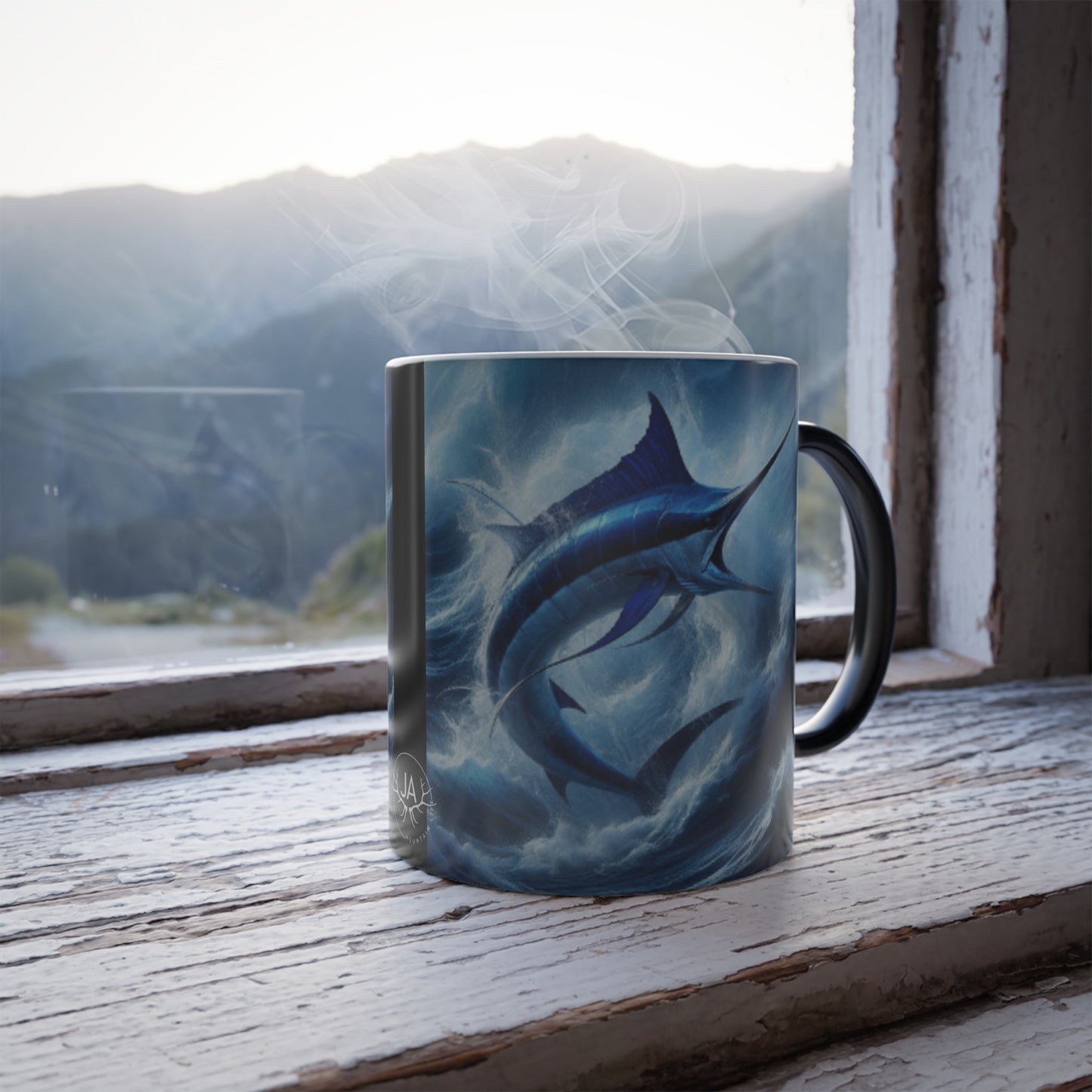 Color Morphing Marlin Fish'N Mug
