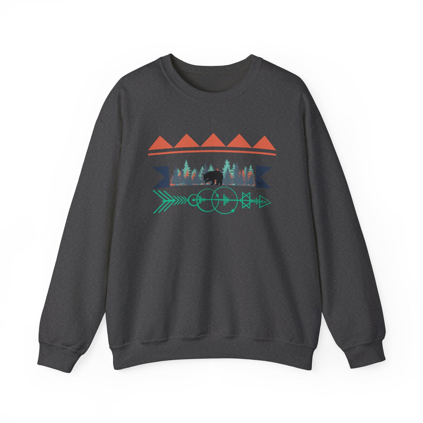 Bear Tribal Crewneck Sweatshirt