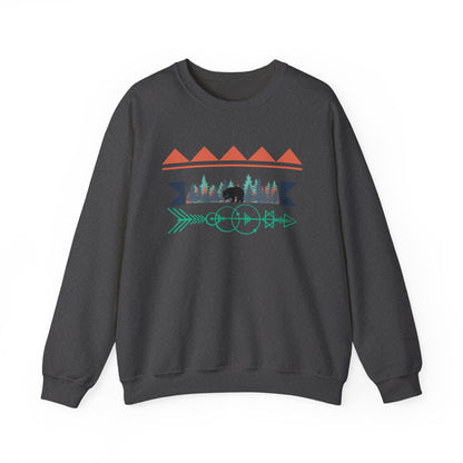 Bear Tribal Crewneck Sweatshirt