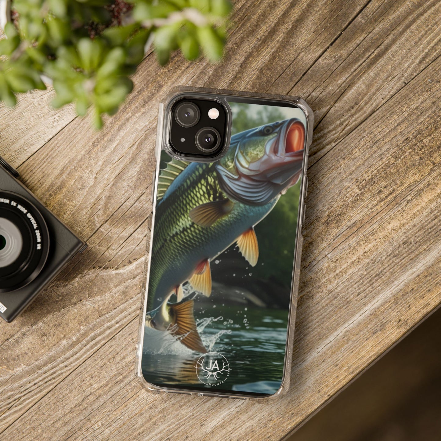 JA "Big Bass Fish'N" iPhone Case