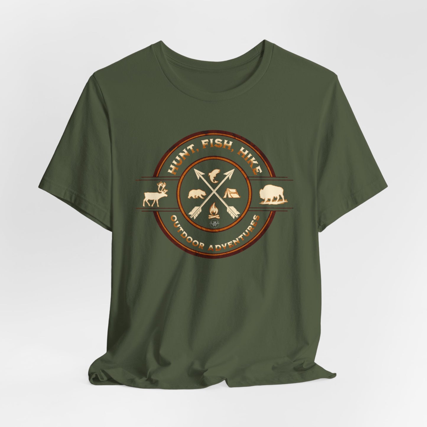 JA Hunt, Fish, Hike T-Shirt