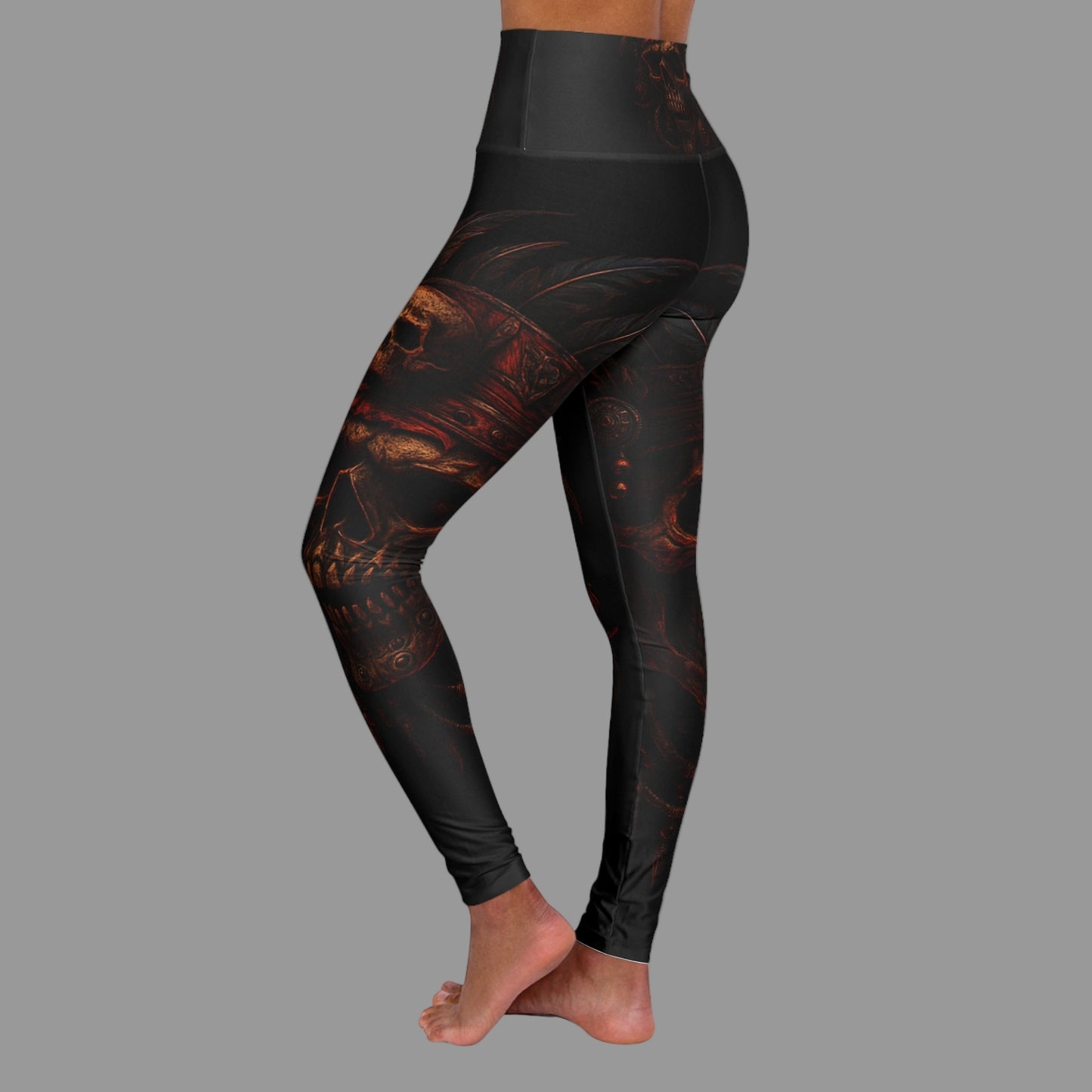 JA Skull Pirate High Waisted-Leggings