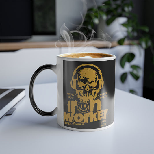 JA Color Morphing "Ironworkers Union" Mug