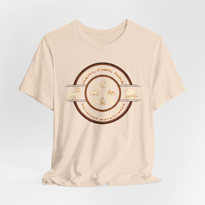 JA Hunt, Fish, Hike T-Shirt