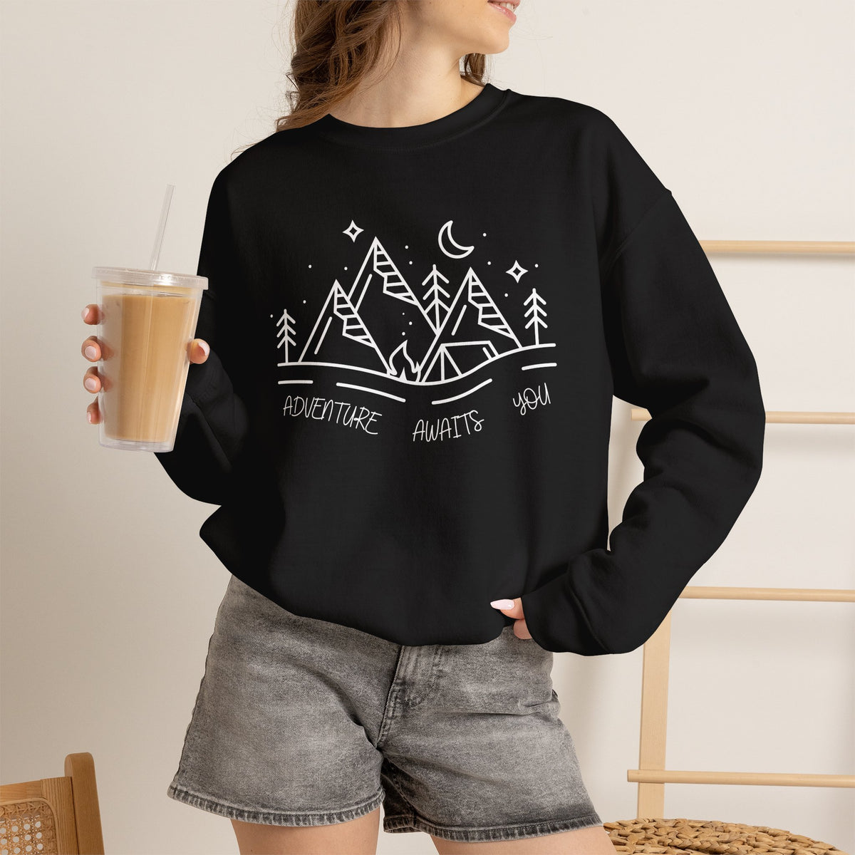 JA Adventure Awaits You Crewneck Sweatshirt
