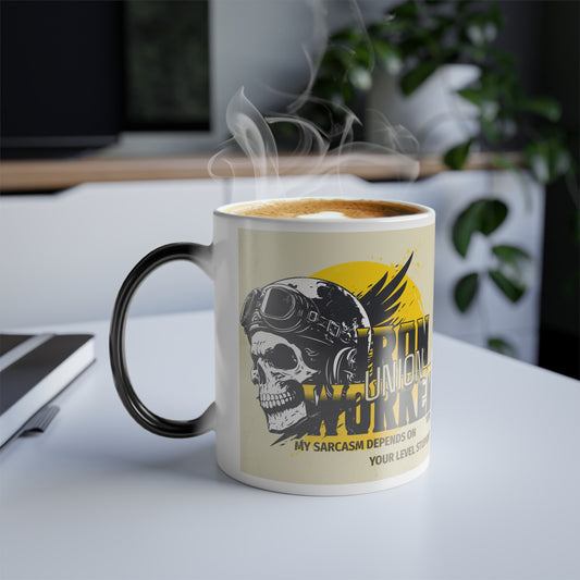 JA Color Morphing "Ironworkers Union" Mug