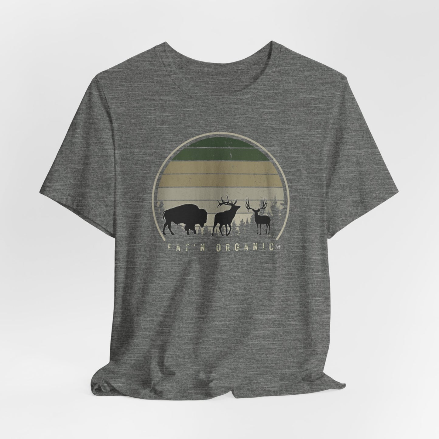 JA EAT'N ORGANIC Bison, ELK, Muley T-Shirt