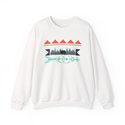 Bear Tribal Crewneck Sweatshirt