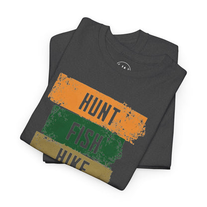JA Hunt, Fish, Hike, Repeat T-Shirt