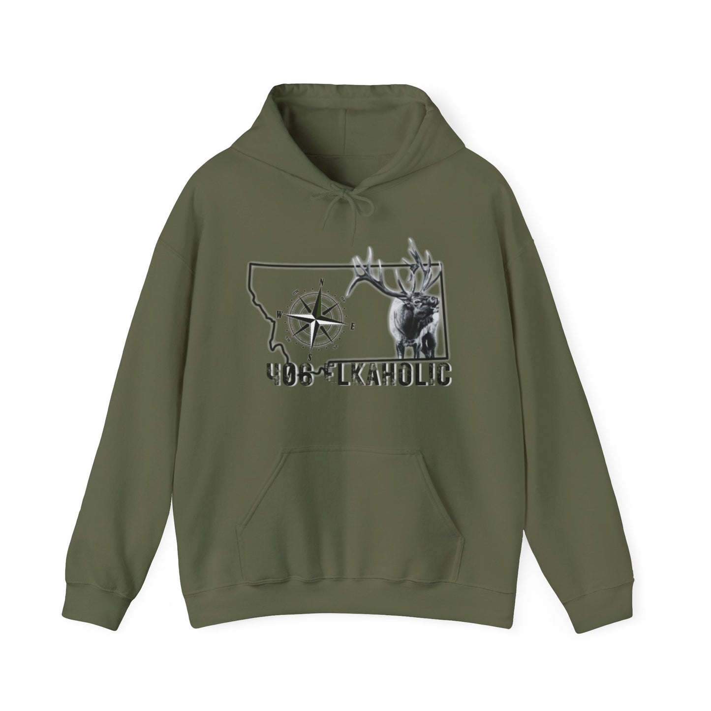 JA Montana 406-Elkaholic Sweatshirt