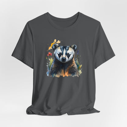 JA Watercolor Badger T-Shirt