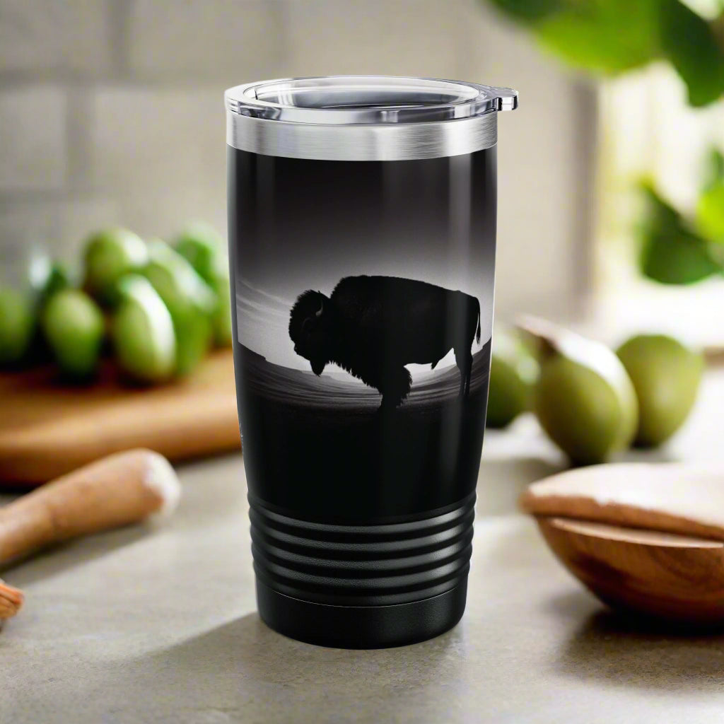 JA Lone Bull Bison-Tumbler