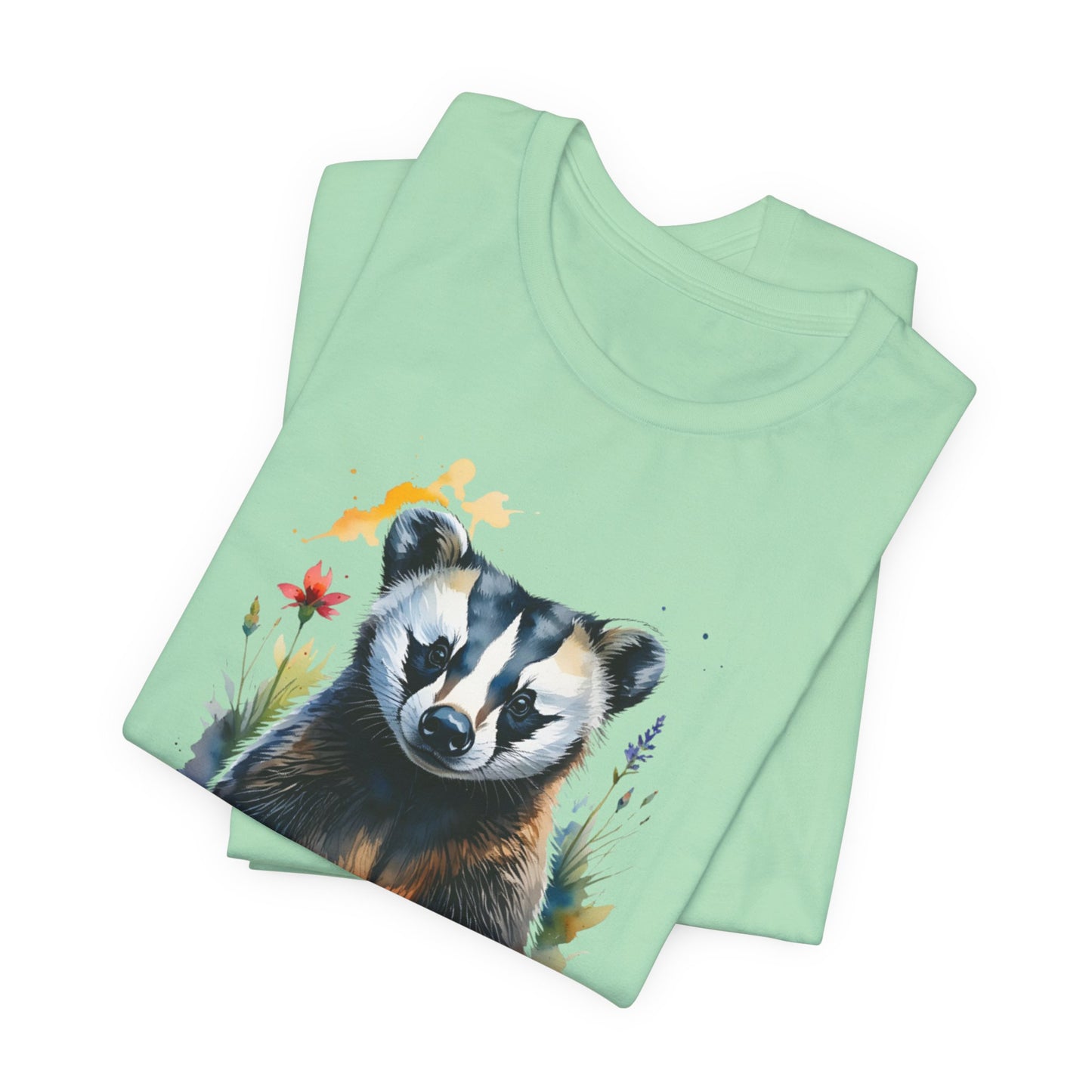JA Watercolor Badger T-Shirt