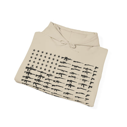 JA American flag guns Hoodie