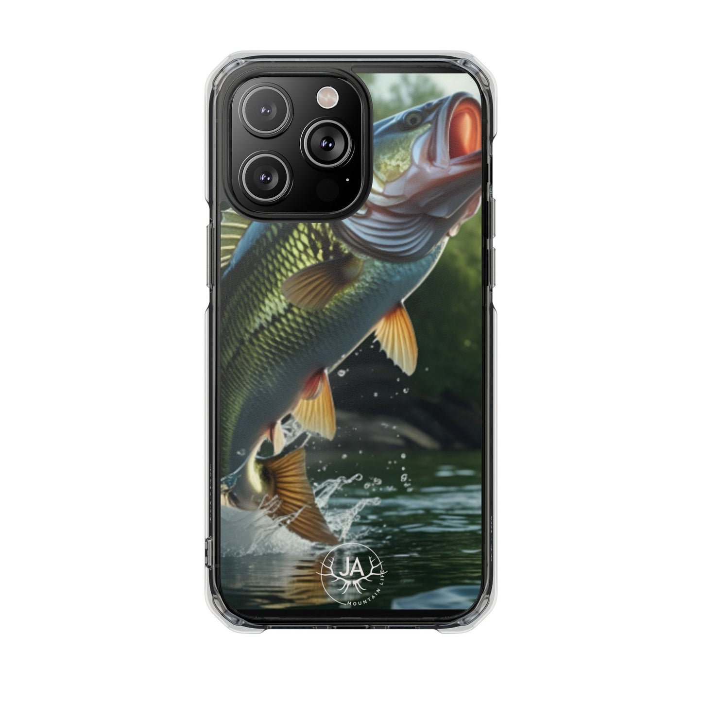 JA "Big Bass Fish'N" iPhone Case
