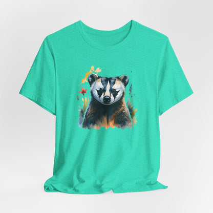 JA Watercolor Badger T-Shirt