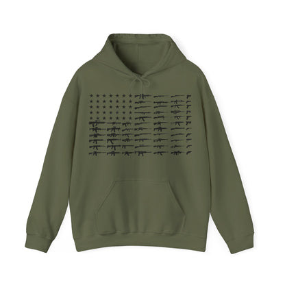 JA American flag guns Hoodie