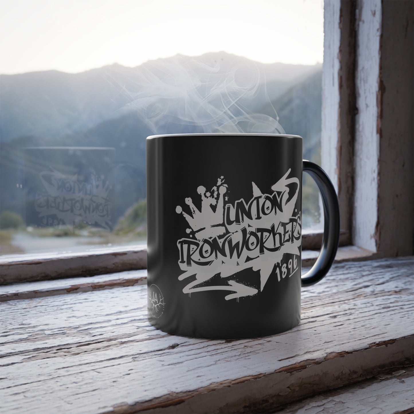 Color Morphing Union Ironworkers Mug