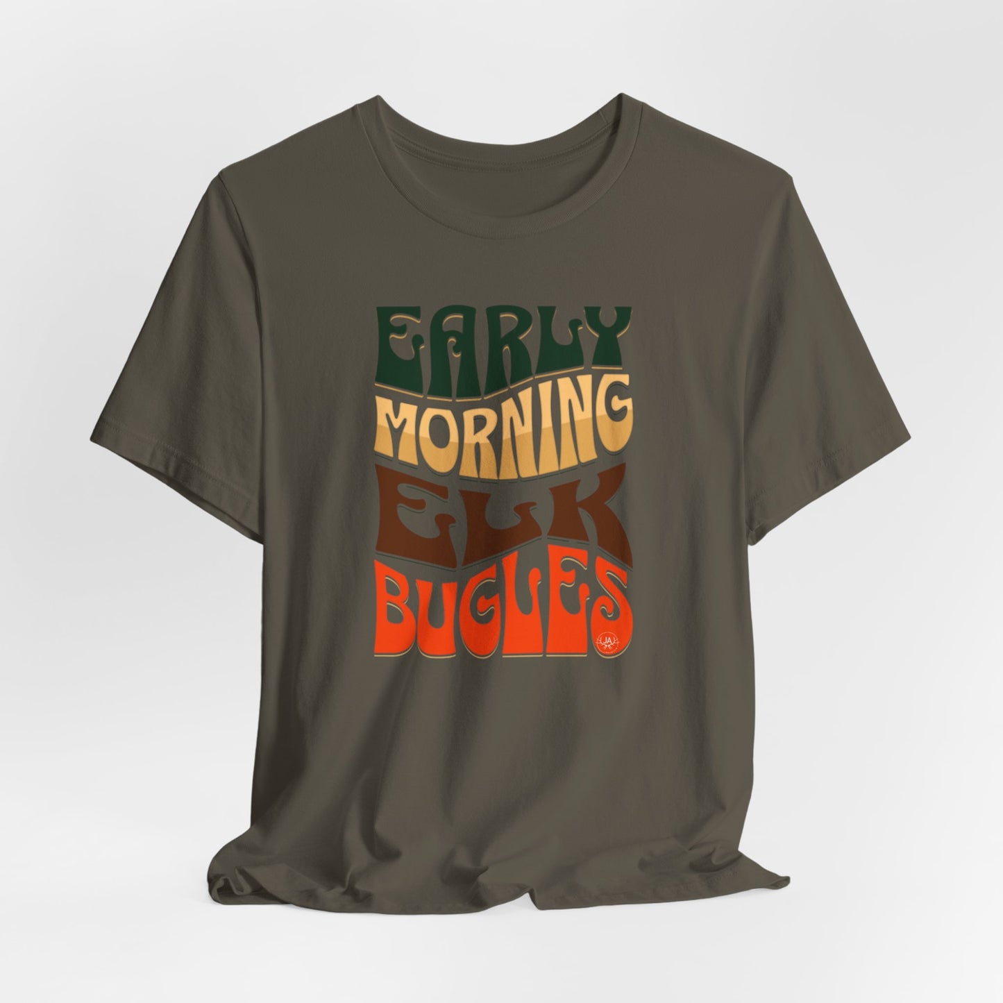 JA Early Morning Elk Bugles T-Shirt