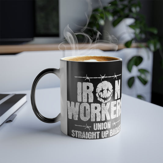 Color Morphing JA "Union Ironworkers" Mug