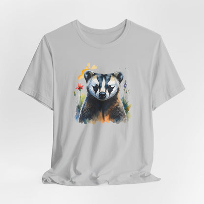 JA Watercolor Badger T-Shirt