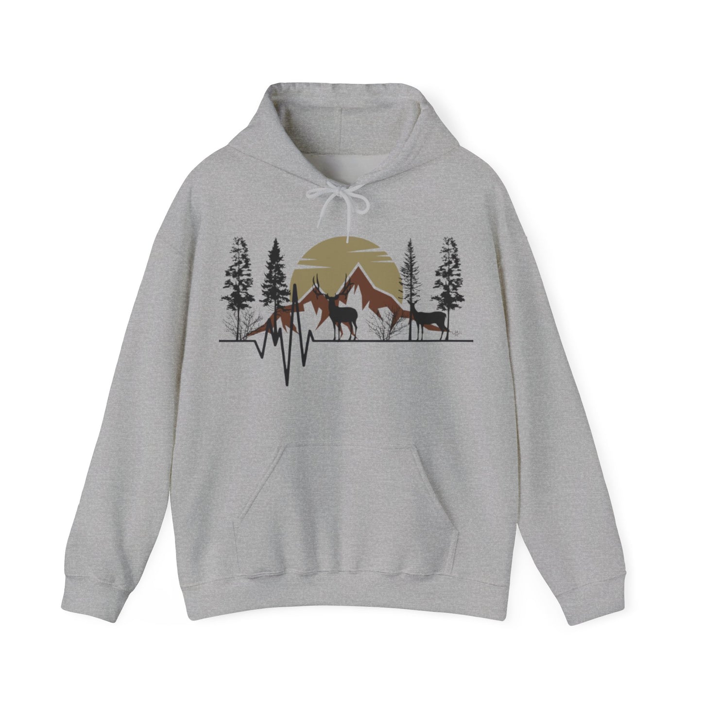 Muley Hunter Heartbeat Hoodie