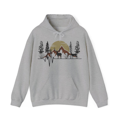 Muley Hunter Heartbeat Hoodie