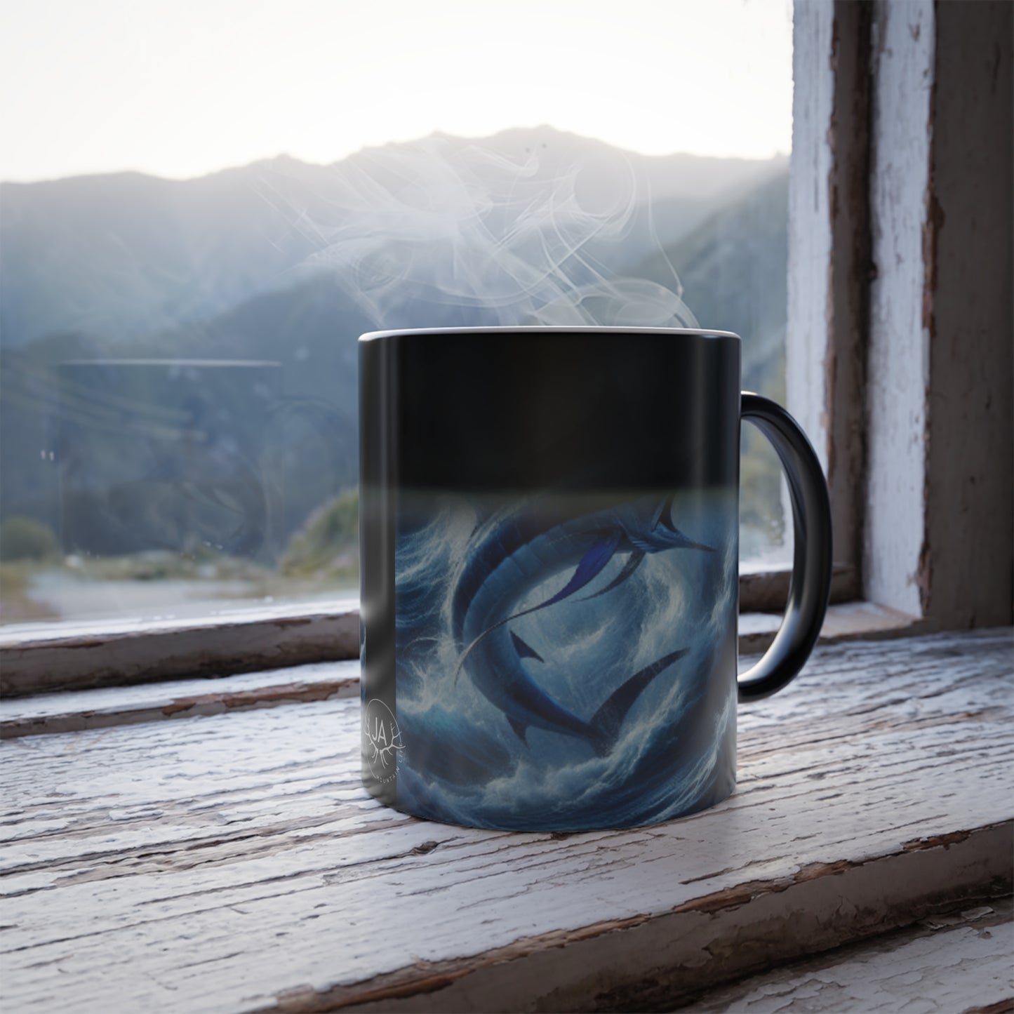 Color Morphing Marlin Fish'N Mug